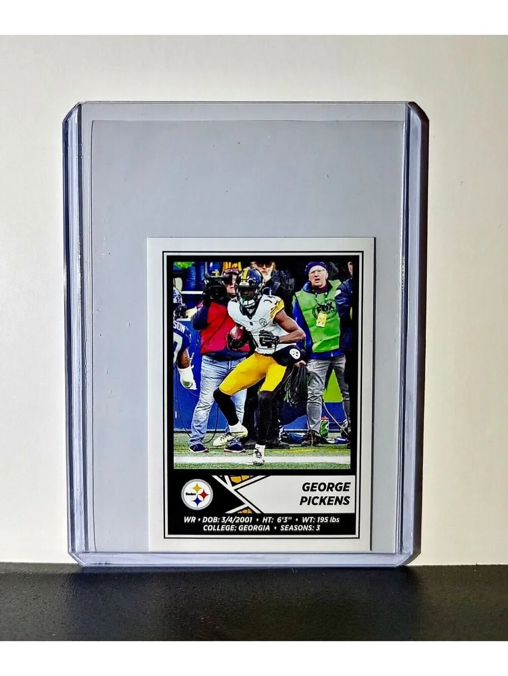 George Pickens 2024 Panini NFL Sticker #158 Pittsburgh Steelers